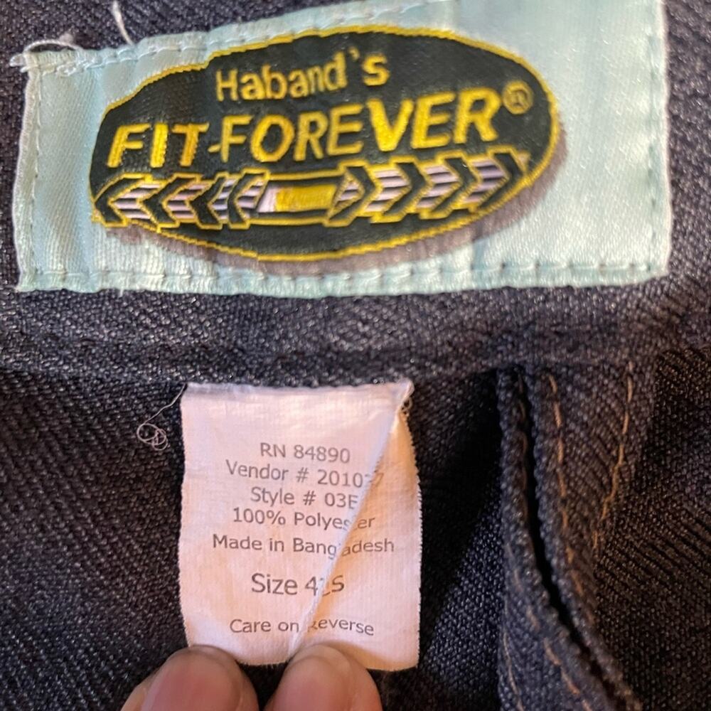 Haband’s Mens/Unisex Fit Forever Pant/ Jeans Straight Leg Size 41 Jegging Feel - Picture 5 of 5